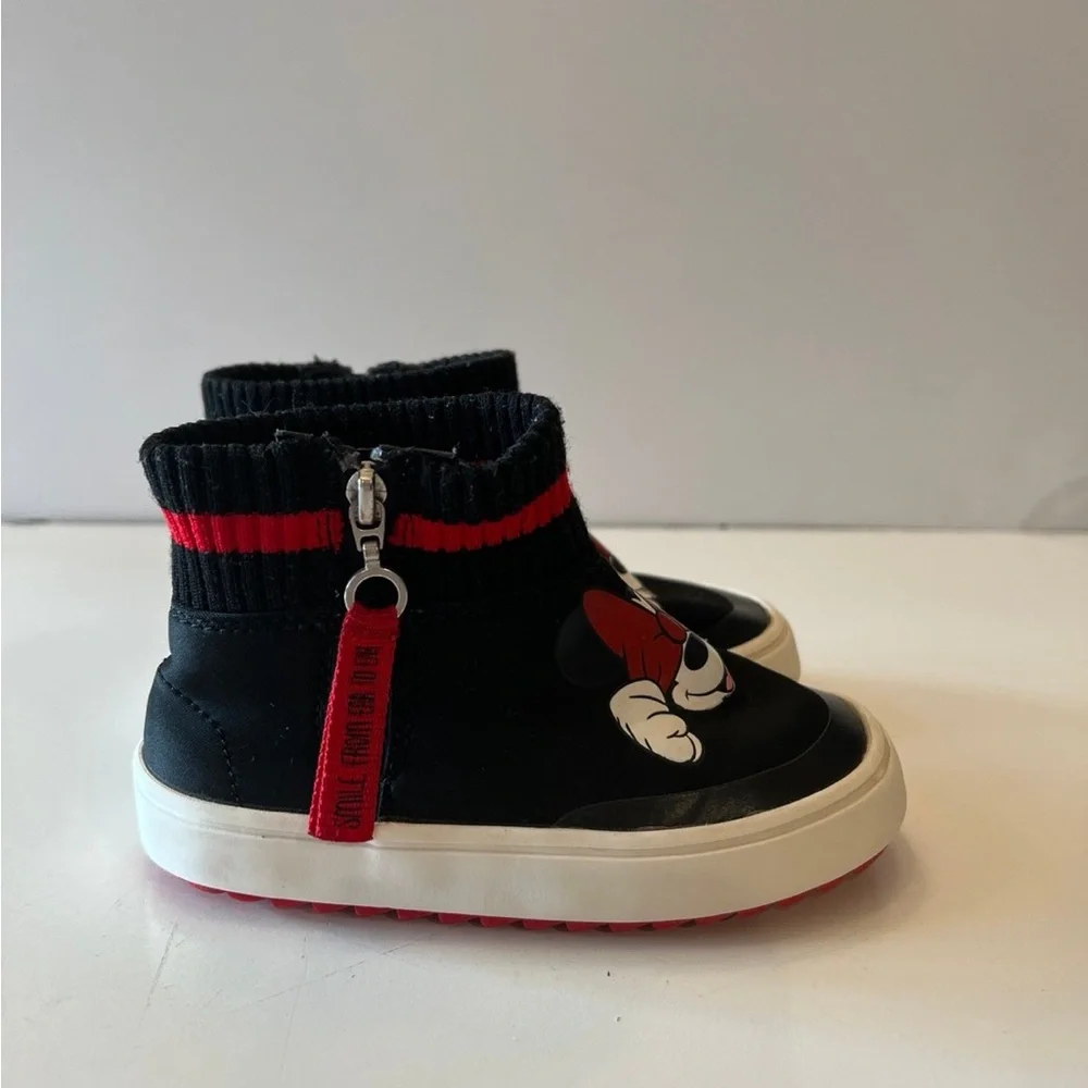 Kids Black and Red Character Shoes